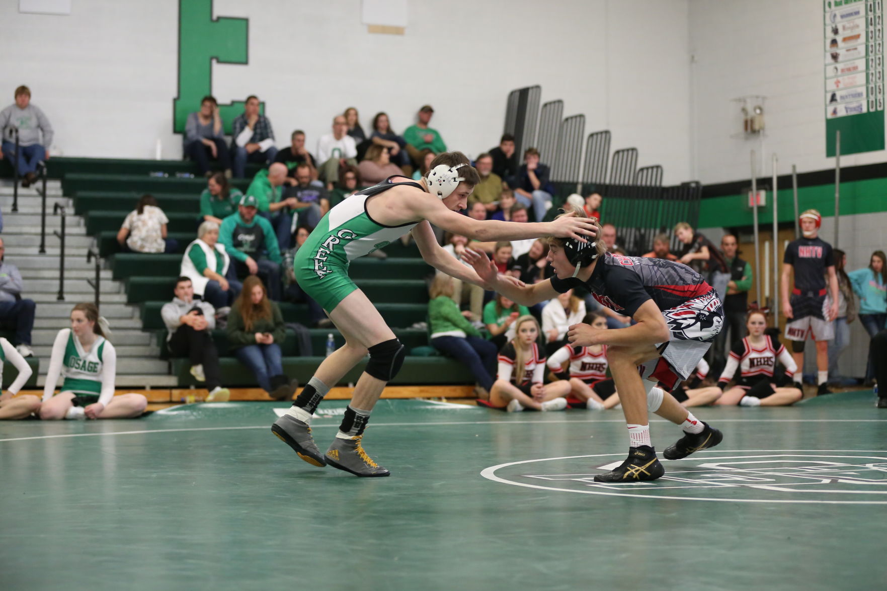 Osage, Forest City, Clarion and New Hampton wrestling, Dec. 22, 2017